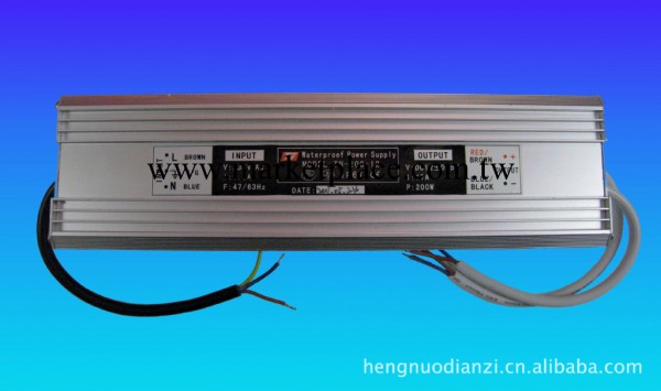 12V17A防水電源 LED防水電源, 12V防水電源工廠,批發,進口,代購