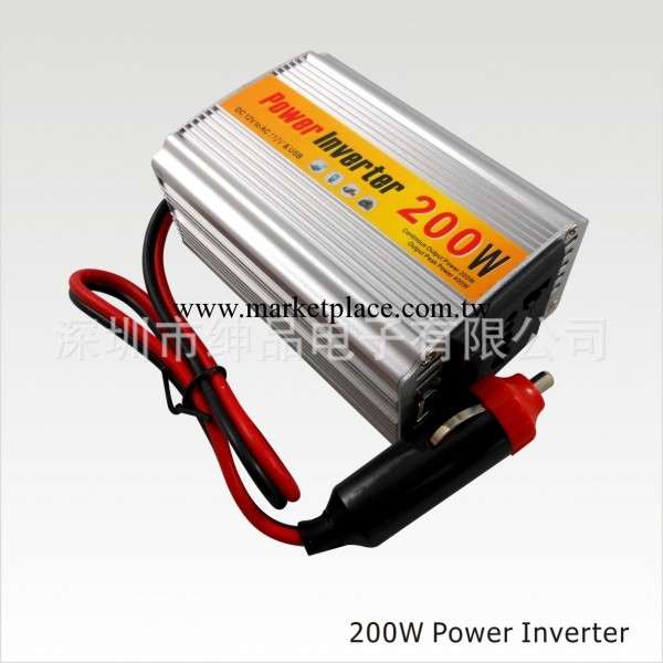 200W power inverter 車載逆變器 修正弦波200W車載逆變器 帶USB工廠,批發,進口,代購