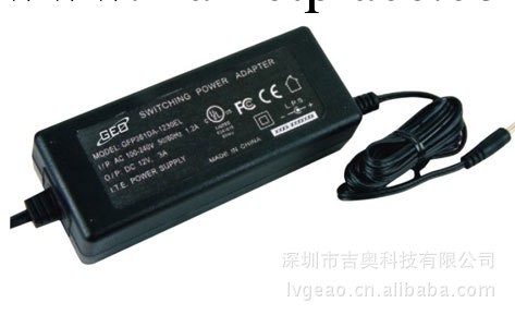 供應美規12V4A兩端出線電源工廠,批發,進口,代購