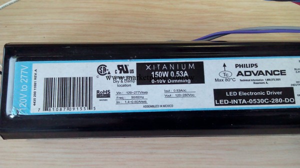 Xitanium 150W 0.53A 飛利浦路燈電源工廠,批發,進口,代購