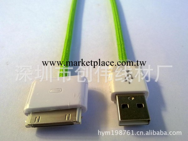 廠傢專業生產USB IPHONE蘋果數據線帶保護編織網管 帶包裝 高品質工廠,批發,進口,代購