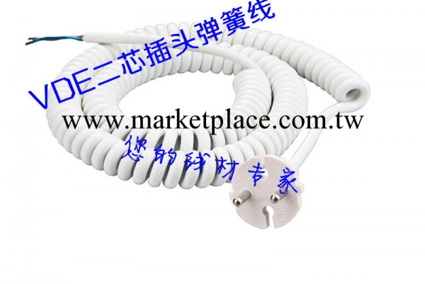 PU/PVC彈簧線，電話曲線/VDE插頭彈簧線批發・進口・工廠・代買・代購