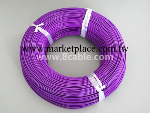 廠傢批發 紫色ul1332單絕緣氟塑料高溫線 單股氟塑料高溫線工廠,批發,進口,代購