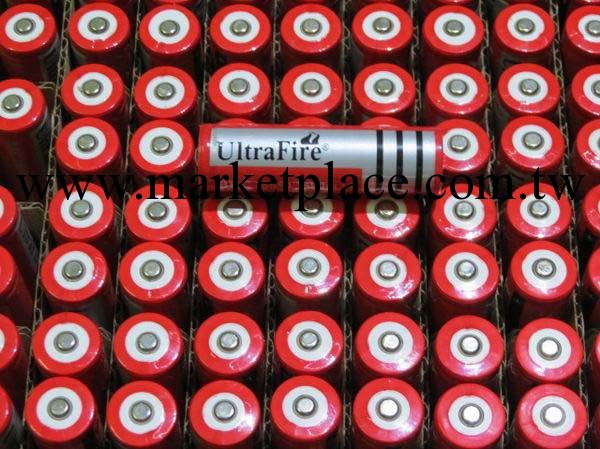 Ultrafire神火18650可充電鋰電池3000mAh 3.7V紅色 強光手電電池批發・進口・工廠・代買・代購