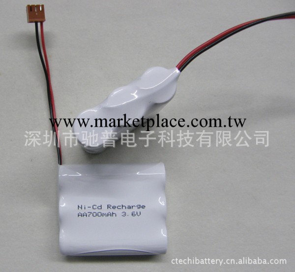 AA700mAh 3.6V 可充鎳鎘電池 ILG-2S-S3C2插頭工廠,批發,進口,代購