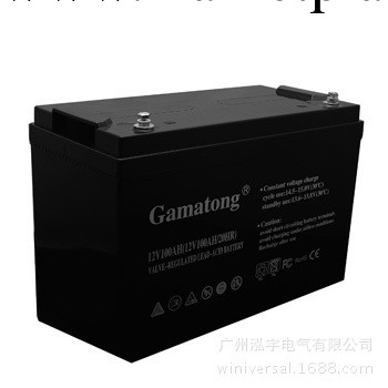 泓宇鉛酸免維護蓄電池12V100A 閥控密閉免維護蓄電池工廠,批發,進口,代購