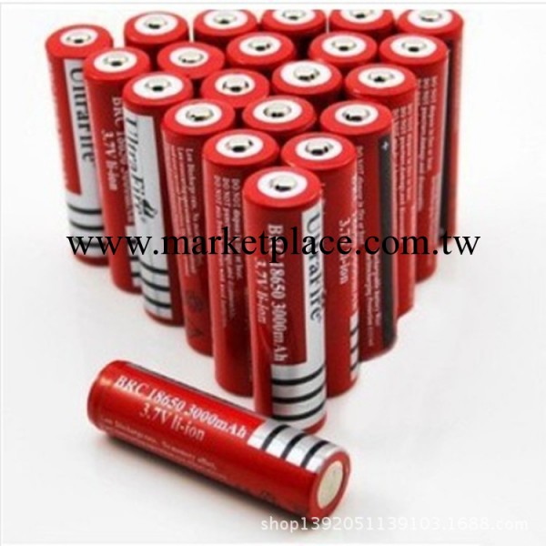手電筒充電尖頭鋰電池 強光手電筒18650充電鋰電池 3.7v 4200mAh批發・進口・工廠・代買・代購