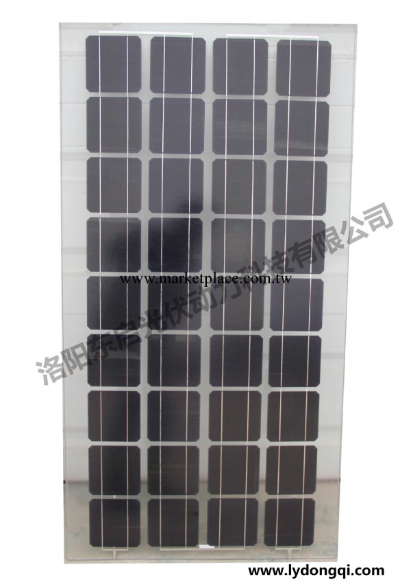 100W雙玻單晶矽太陽能電池板 光伏發電組件 A類足功率工廠,批發,進口,代購