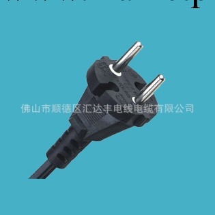 【廠傢提供】歐洲兩極兩圓插 VDE電源線插頭工廠,批發,進口,代購