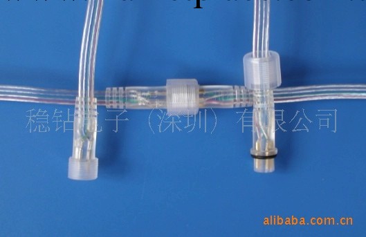 供應：LED護欄管燈飾4芯透明防水接頭工廠,批發,進口,代購