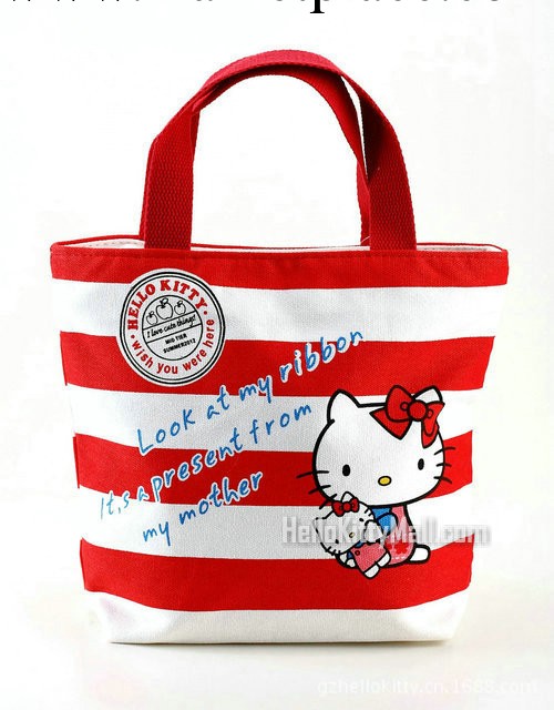 日韓卡通外單hello kitty飯盒袋 KT貓 便當袋 便當包 手提袋工廠,批發,進口,代購