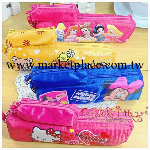 日韓精品文具 Hello Kitty 兩個裝子母筆袋 可愛卡通學生鉛筆袋工廠,批發,進口,代購