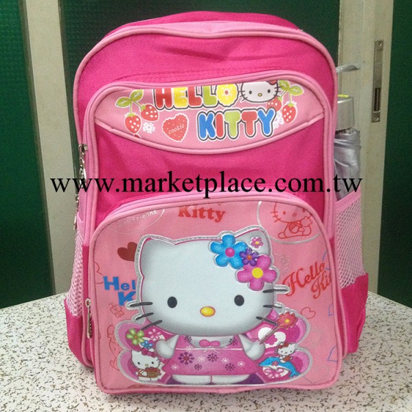 2014年KT貓新款書包 中號款 Hello Kitty雙肩背包 兒童減壓書包工廠,批發,進口,代購
