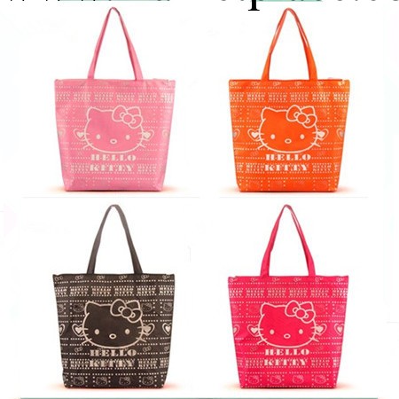 韓版 hello kitty凱蒂貓手提包 購物包袋 卡通手提袋 多色可選工廠,批發,進口,代購