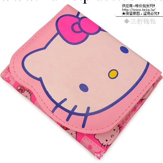 批發 Hello Kitty 凱蒂貓 三折錢包 卡通錢夾/2274工廠,批發,進口,代購