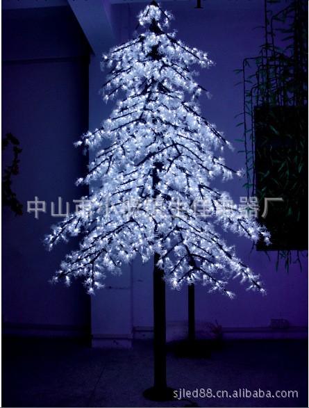 LED白光聖誕樹3.5m 3288個珠、外貿樹燈批發專供廠商最低價工廠,批發,進口,代購