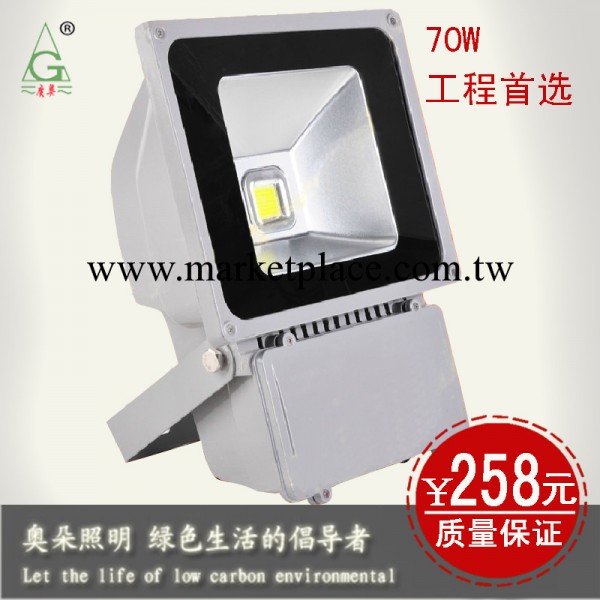 LED220V70W投光泛光投射燈 足1W正方片 地埋燈庭園綠化景觀照明工廠,批發,進口,代購