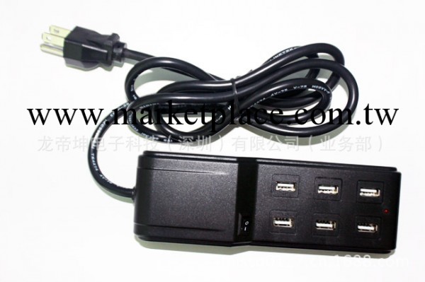 迅聲國際SPEEDY 7.5A美規6口USB充電器 6口USB排插工廠,批發,進口,代購