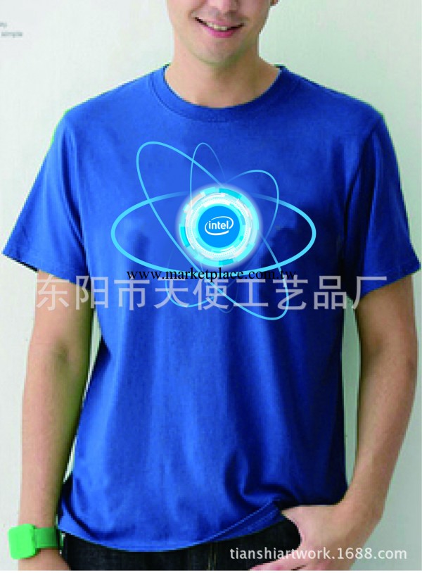 優質發光T恤 電音T恤 LED閃光T恤 EL發光衣服 聲控音樂T恤定制工廠,批發,進口,代購