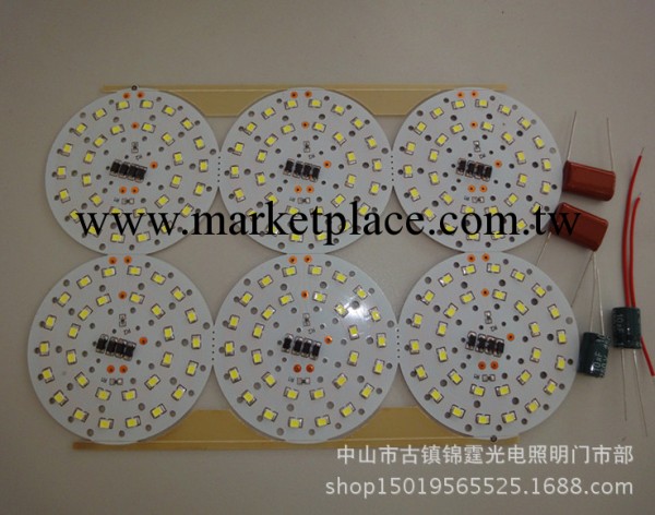 廠傢直銷LED球泡9W2835貼片光源板工廠,批發,進口,代購
