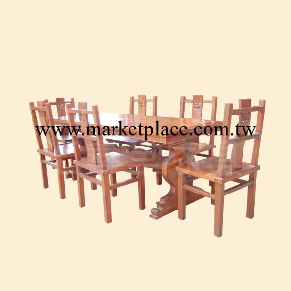 高品質客廳實木餐桌椅 高檔中式實木餐桌椅 批發古典實木傢具工廠,批發,進口,代購