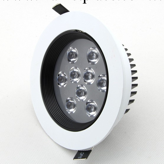 LED外殼室內天花燈燈具套件 3.0厚9w12w刀型大功率天花燈外殼工廠,批發,進口,代購