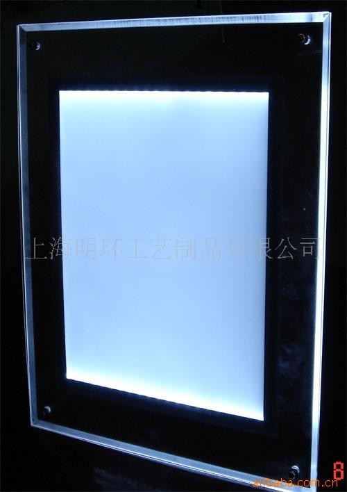 亞克力LED燈絲印導光板超薄水晶燈箱工廠,批發,進口,代購