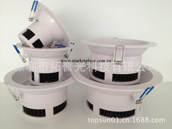 供應6寸LED塑膠筒燈外殼套件批發・進口・工廠・代買・代購