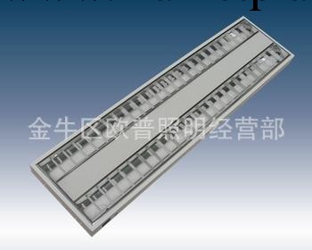 反射燈盤2×40W電感、格柵燈盤工廠,批發,進口,代購