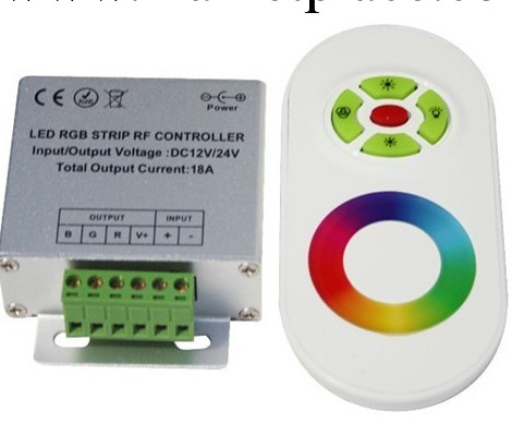 無線LED觸摸控制器 RF5鍵控制器 鋁殼控制器 RGB/LED控制器調光器工廠,批發,進口,代購