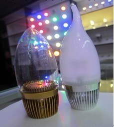 供應LED球泡燈外殼套件 配件 蠟燭燈拉尾燈 套件1w 3w工廠,批發,進口,代購
