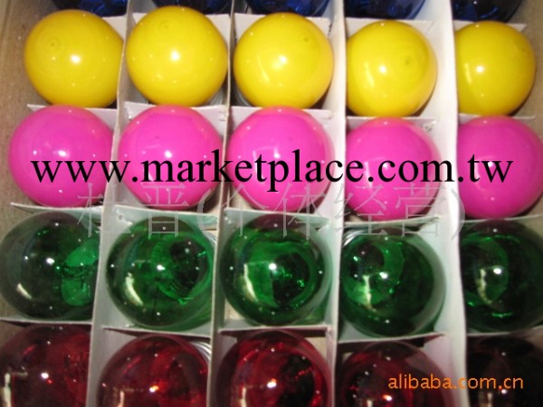 供應 10W彩色球形燈泡 小球彩節日燈泡工廠,批發,進口,代購