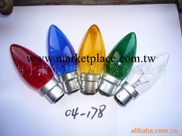 廠價直銷批量供應彩色燈泡 燭型燈泡 裝飾燈泡廠傢專業生產工廠,批發,進口,代購