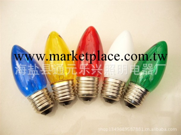 供應C35蠟燭彩色燈泡 燈泡 裝飾燈泡 彩色燈泡工廠,批發,進口,代購