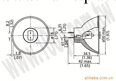 EYE機器用燈泡 JCR12V20W20H/G1工廠,批發,進口,代購