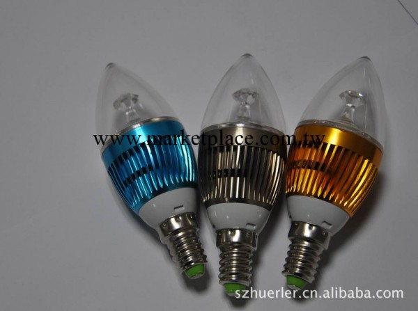 深圳 新款 帶導光柱LED蠟燭燈，E14 大功率導光柱蠟燭燈3W工廠,批發,進口,代購