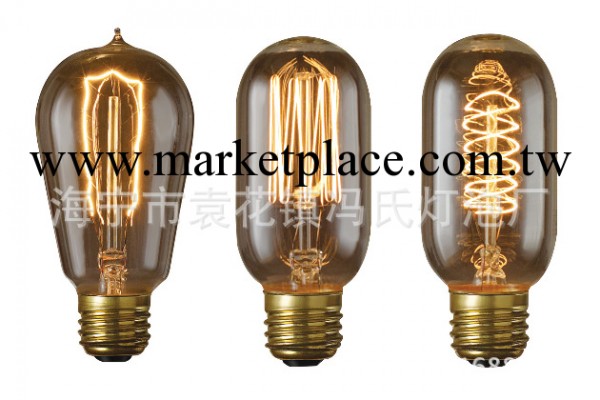 T45 愛迪生燈泡，碳絲燈泡，裝飾燈泡工廠,批發,進口,代購