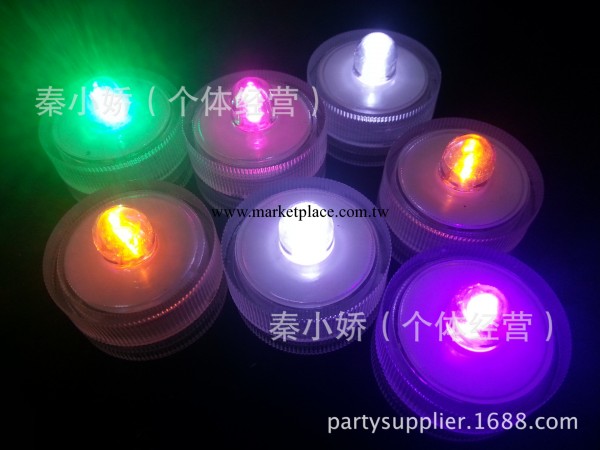 現貨供應LED防水蠟燭燈 水底裝飾七彩發光潛水LED燈工廠,批發,進口,代購