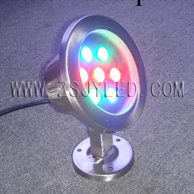 熱賣7W大功率LED全不銹鋼水下燈批發・進口・工廠・代買・代購