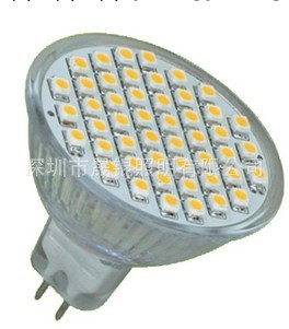 廠傢直供MR16石英玻璃3W燈杯,48SMD3528射燈 12V工廠,批發,進口,代購