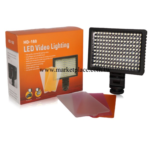 LED補光燈 led攝影燈 單反相機led補光燈 HD-160HONGDAK鴻達自銷批發・進口・工廠・代買・代購