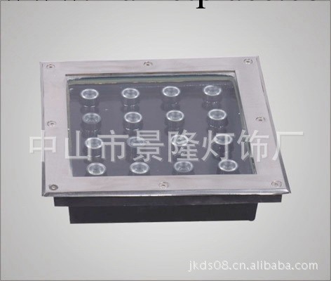 供應防水16W正方形LED廣場埋地燈250*250方形LED埋地燈JDF25全套工廠,批發,進口,代購