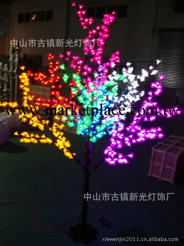 新光廠傢直銷LED七彩樹 仿真 顏色鮮艷 歡迎訂購批發・進口・工廠・代買・代購