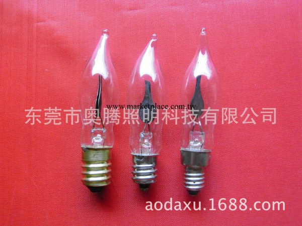 供應E10S,E12,E14燈腳火焰泡,C18型各種燈火燭泡,裝飾燈泡廠工廠,批發,進口,代購