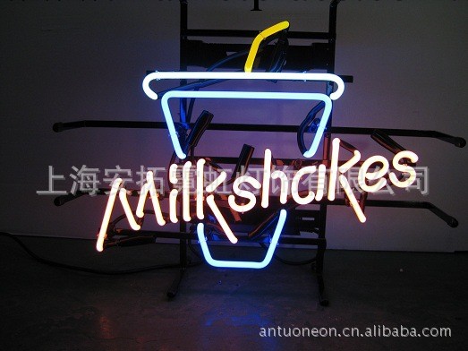 供應Milkshakes neon sign 霓虹燈 吊牌 廣告牌工廠,批發,進口,代購