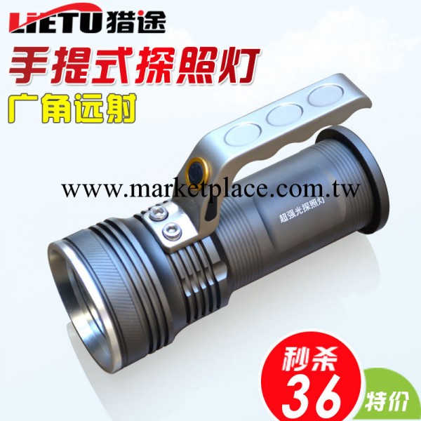 獵途 R5小T6 進口LED 手提式探照燈強光礦燈充電廣角遠射正品批發工廠,批發,進口,代購