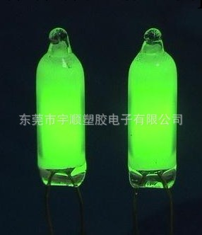 綠色氖燈5*13 綠色熒光燈2000H壽命型號5*13工廠,批發,進口,代購