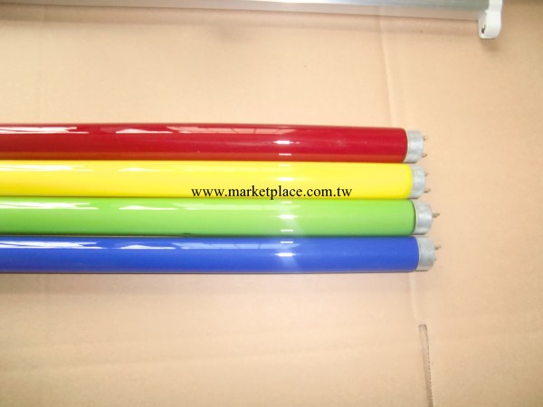【廠傢直銷】T8彩色燈管紅黃藍綠各種規格工廠,批發,進口,代購