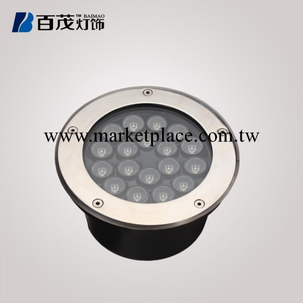 生產銷售百茂LED圓形地埋燈 WDM-18*1w-11地埋燈燈具批發工廠,批發,進口,代購