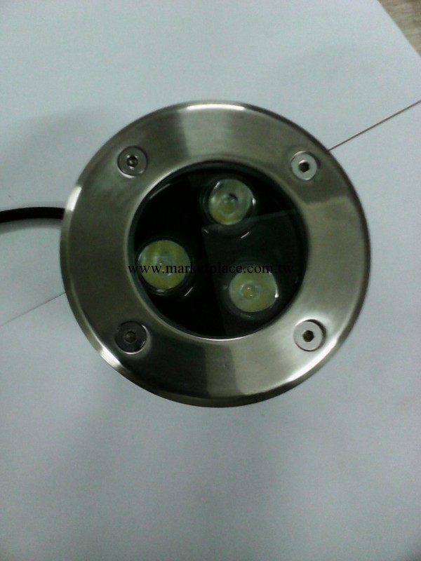 3W  黑色 LED地埋燈（圓形）工廠,批發,進口,代購